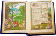 Liber Horarum Rothomagensis – CM Editores – Ms. 851 – Biblioteca de la Abadía de Montserrat (Montserrat, Spain)