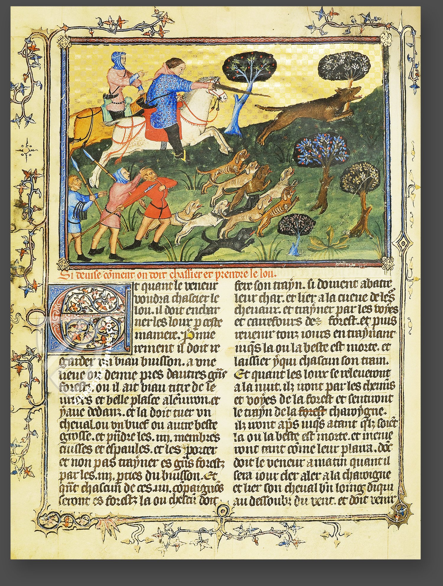 File:Gaston Phébus, Livre de la chasse. 67r.jpg - Wikimedia Commons