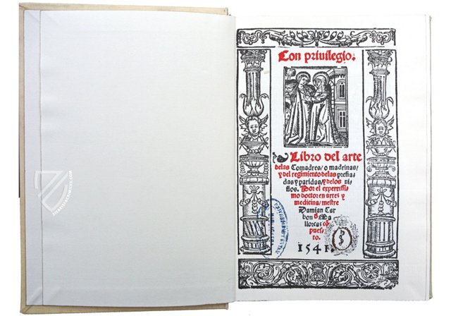 Libro del arte de las comadres o madrinas y del regimiento de las preñadas y paridas y de los niños – Vicent Garcia Editores – M.618.2c21d – Biblioteca Complutense (Madrid, Spain)