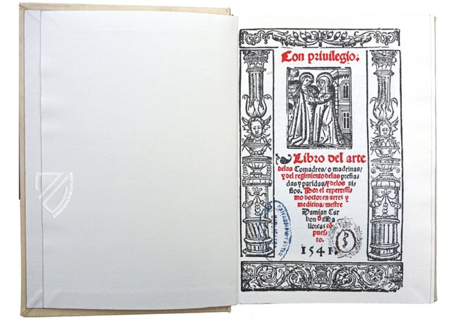 Libro del arte de las comadres o madrinas y del regimiento de las preñadas y paridas y de los niños – Vicent Garcia Editores – M.618.2c21d – Biblioteca de la Facultad de Medicina de la Universidad Complutense de Madrid (Madrid, Spain)