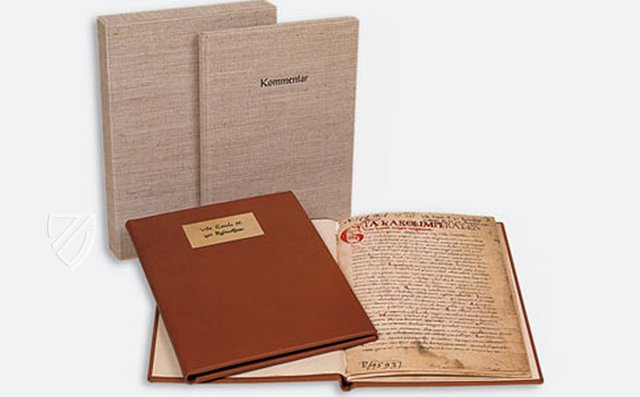 Life of Charlemagne by Einhard – Akademische Druck- u. Verlagsanstalt (ADEVA) – Cod. Vindob. 529 – Österreichische Nationalbibliothek (Vienna, Austria) Life of Charlemagne by Einhard – Akademische Druck- u. Verlagsanstalt (ADEVA) – Cod. Vindob. 529 – Österreichische Nationalbibliothek (Vienna, Austria)