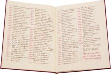 Lorsch Pharmacopoeia – Wissenschaftliche Verlagsgesellschaft – Msc.Med.1 – Staatsbibliothek Bamberg (Bamberg, Germany)