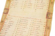 Lorsch Rotulus – Akademische Druck- u. Verlagsanstalt (ADEVA) – Ms. Barth. 179 – Universitätsbibliothek Johann Christian Senckenberg (Frankfurt am Main, Germany)