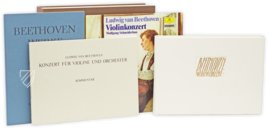 Ludwig van Beethoven - Violin Concerto in D-Dur, op. 61 – Akademische Druck- u. Verlagsanstalt (ADEVA) – Mus. Hs. 17.538 – Österreichische Nationalbibliothek (Vienna, Austria)