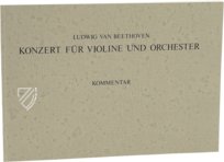 Ludwig van Beethoven - Violin Concerto in D-Dur, op. 61 – Akademische Druck- u. Verlagsanstalt (ADEVA) – Mus. Hs. 17.538 – Österreichische Nationalbibliothek (Vienna, Austria)