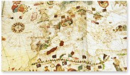 Map of Juan de la Cosa – Testimonio Compañía Editorial – MN 257 – Museo Naval (Madrid, Spain)