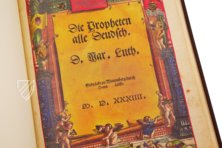 Martin Luther - The 1534 Bible – Archiv Verlag – Cl I: 58 (b) und (c)  – Herzogin Anna Amalia Bibliothek (Weimar, Germany)