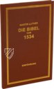 Martin Luther - The 1534 Bible – Archiv Verlag – Cl I: 58 (b) und (c)  – Herzogin Anna Amalia Bibliothek (Weimar, Germany)
