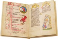 Medical and Astrological Almanac – Quaternio Verlag Luzern – Ms. 7.141 – Bibliothèque nationale et universitaire (Strasbourg, France)