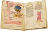 Medical and Astrological Almanac – Quaternio Verlag Luzern – Ms. 7.141 – Bibliothèque nationale et universitaire (Strasbourg, France)