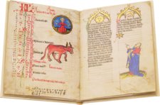 Medical and Astrological Almanac – Quaternio Verlag Luzern – Ms. 7.141 – Bibliothèque nationale et universitaire (Strasbourg, France)