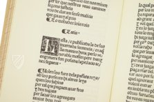Obra a Llaors del Benaventurat lo Senyor Sent Cristofol  – Inc. 1471 – Biblioteca Nacional de España (Madrid, Spain) Facsimile Edition