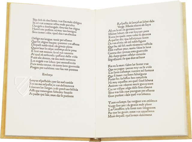 Obres o trobes en laors de la Verge Maria – Vicent Garcia Editores – Biblioteca Històrica de la Universitat de València (Valencia, Spain)