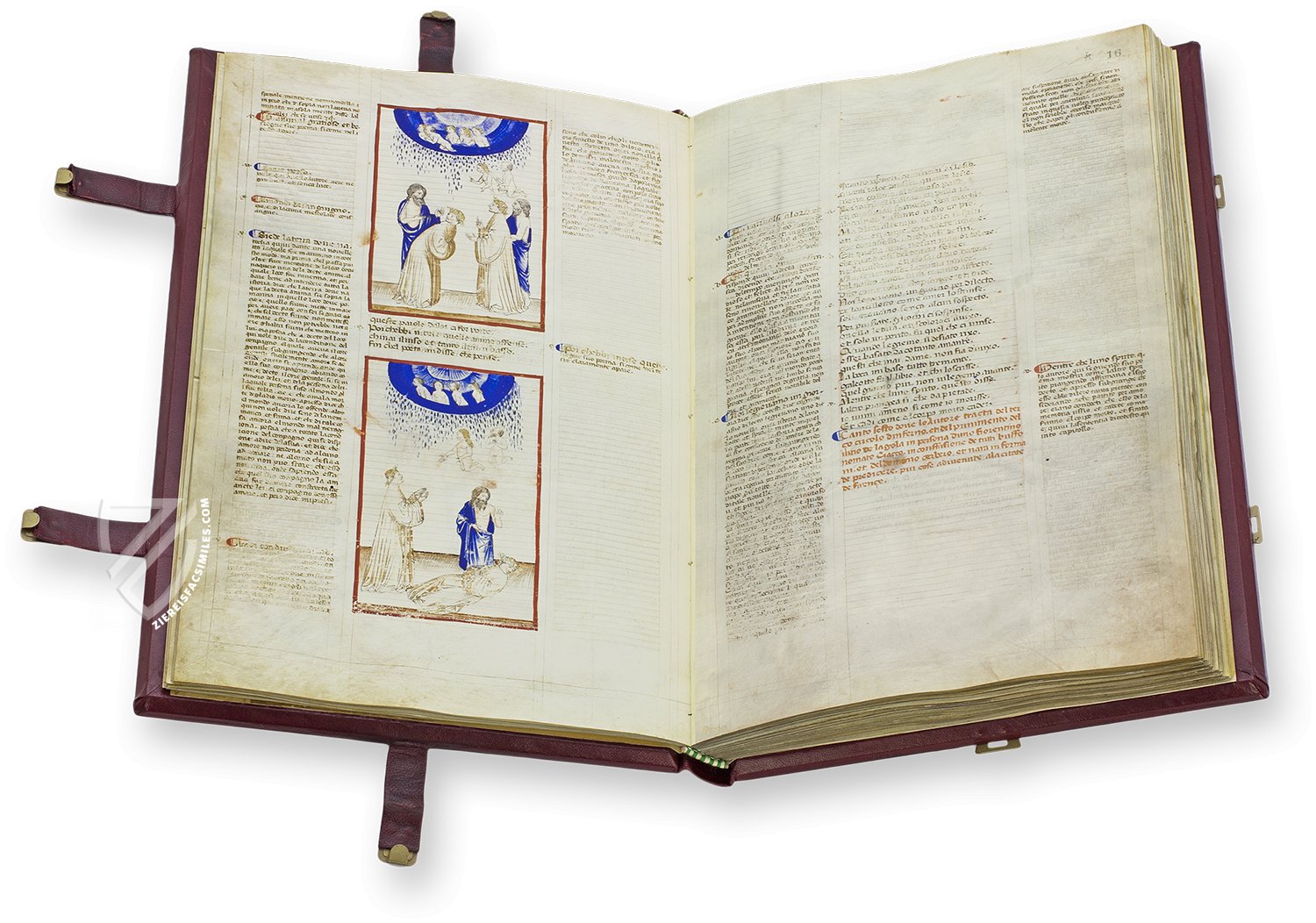 One of many inspirations for Geoffrey Chaucer: Dante's magnum opus (Dante Alighieri – Divine Comedy – Gradenighiano Codex, Venice or Bologna (Italy) – 1392–1393 or 1399–1400)