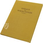 Oswald of Wolkenstein: Manuscript A – Akademische Druck- u. Verlagsanstalt (ADEVA) – Cod. Vindob. 2777 – Österreichische Nationalbibliothek (Vienna, Austria)