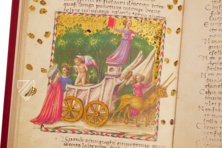 Petrarca: Trionfi - Florence Codex – ArtCodex – ms. Strozzi 174 – Biblioteca Medicea Laurenziana (Florence, Italy)