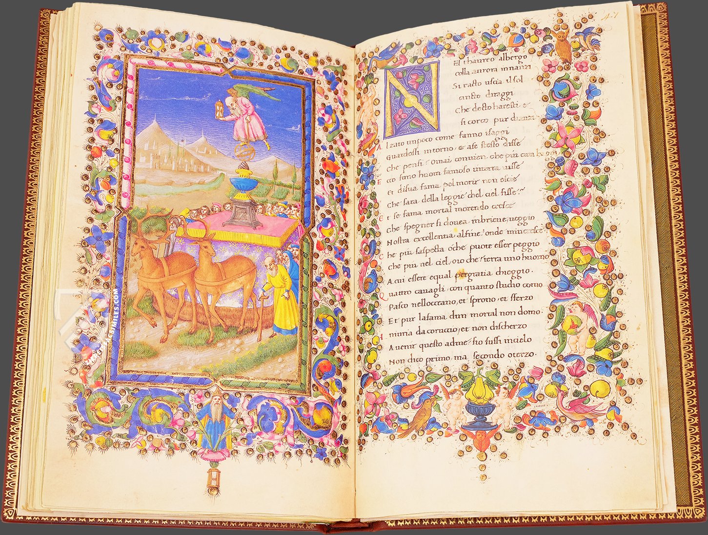Petrarca: Trionfi - Rome Codex - Ziereis Facsimiles