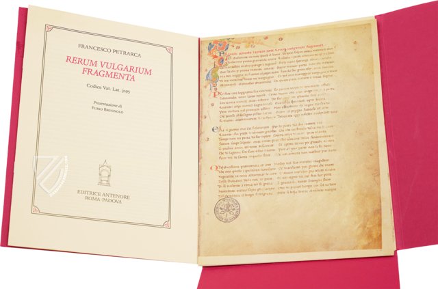 Petrarch's Poems – Vat. lat. 3195 – Biblioteca Apostolica Vaticana (Vatican City, State of the Vatican City) Facsimile Edition