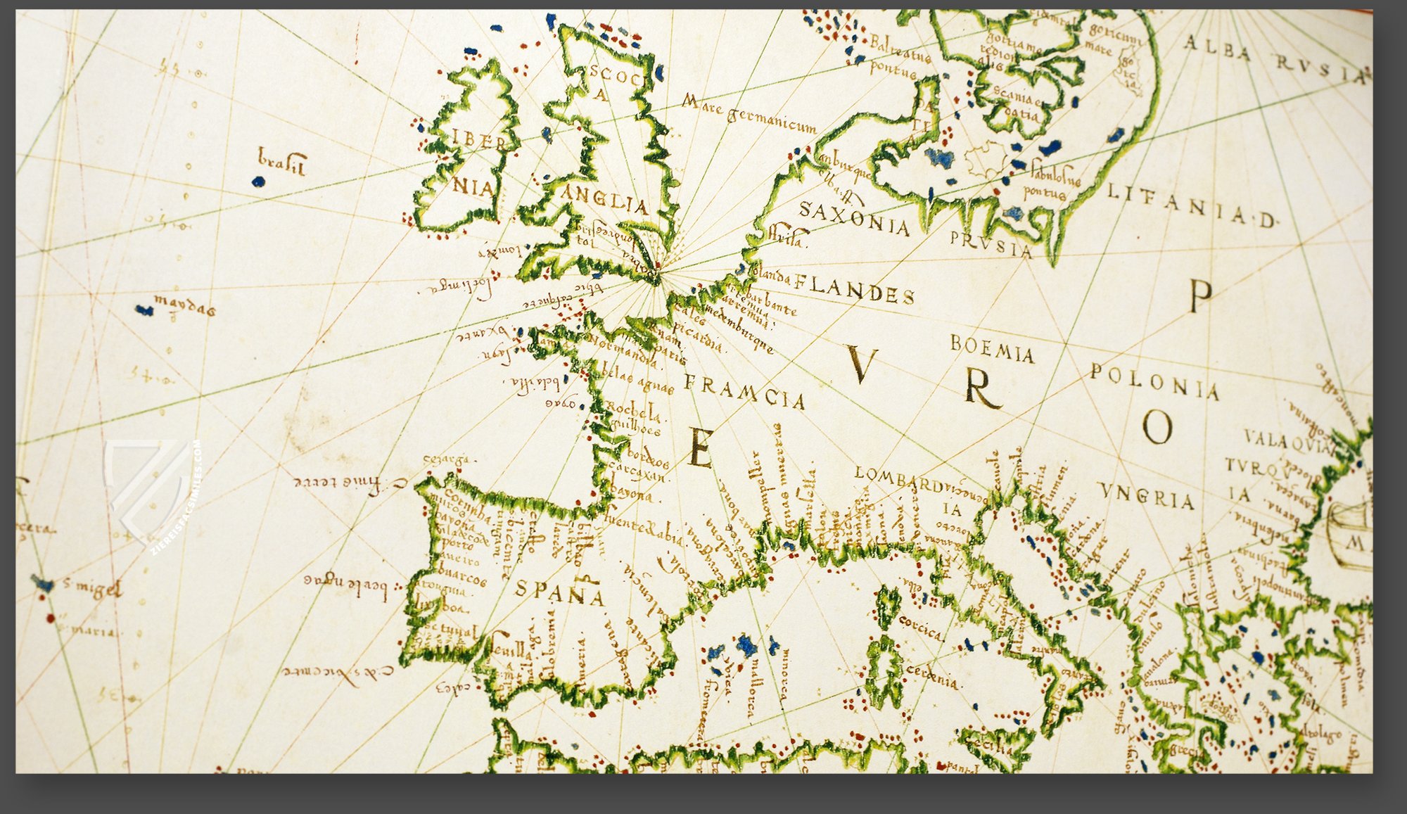 Worldmap And Detailed Maps Of France, Portugal And Spain Royalty