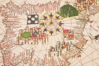 Portolan Chart by Matteo Prunes – AyN Ediciones – PM-1 – Museo Naval de Madrid (Madrid, Spain) Portolan Chart by Matteo Prunes – AyN Ediciones – PM-1 – Museo Naval de Madrid (Madrid, Spain)