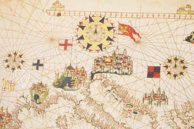 Portolan Chart by Matteo Prunes  – AyN Ediciones – PM-1 – Museo Naval (Madrid, Spain)