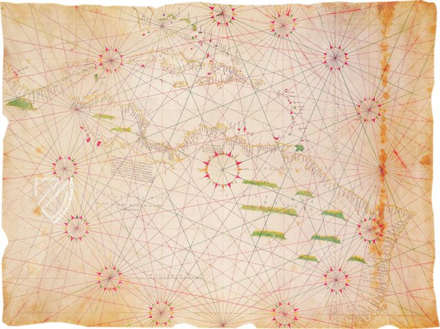 Portolan Chart of the Pacific Ocean – Circulo Cientifico – Cod. Guelf. 103, Aug. 2 – Herzog August Bibliothek (Wolfenbüttel, Germany)