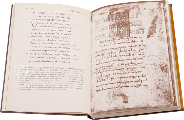 Saint Benedict's Rule from St. Gall – Eos-Verlag – Cod. Sang. 914 – Stiftsarchiv St. Gallen (St. Gallen, Switzerland)