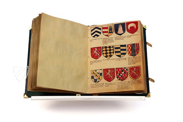 Salamanca Armorial - Steve Tamborino – Scriptorium – Ms. 2490 – Biblioteca de la Universidad (Salamanca, Spain)
