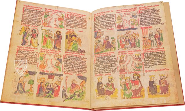 Salzburg Biblia Pauperum – Verlag Anton Pustet / Andreas Verlag – Codex a IX 12 – Stiftsbibliothek St. Peter (Salzburg, Austria)
