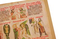 Salzburg Biblia Pauperum – Verlag Anton Pustet / Andreas Verlag – Codex a IX 12 – Stiftsbibliothek St. Peter (Salzburg, Austria)