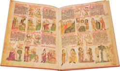 Salzburg Biblia Pauperum – Verlag Anton Pustet / Andreas Verlag – Codex a IX 12 – Stiftsbibliothek St. Peter (Salzburg, Austria)