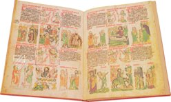 Salzburg Biblia Pauperum – Verlag Anton Pustet / Andreas Verlag – Codex a IX 12 – Stiftsbibliothek St. Peter (Salzburg, Austria)