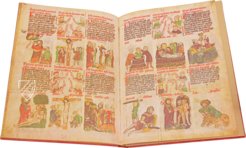 Salzburg Biblia Pauperum – Verlag Anton Pustet / Andreas Verlag – Codex a IX 12 – Stiftsbibliothek St. Peter (Salzburg, Austria)