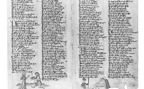Sample of German Poems – Codex FB 32001 – Tiroler Landesmuseum Ferdinandeum (Innsbruck, Austria) Facsimile Edition