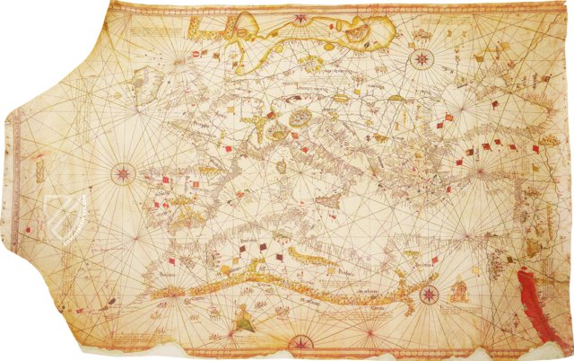 Sea Chart of Andrea Benincasa – Belser Verlag – Borg. VIII – Biblioteca Apostolica Vaticana (Vatican City, Vatican City State)