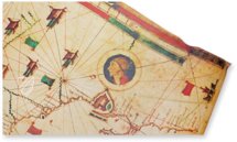 Sea Map of Iehuda Ben Zara – Belser Verlag – Borg. VII – Biblioteca Apostolica Vaticana (Vatican City, State of the Vatican City)