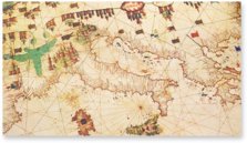 Sea Map of Iehuda Ben Zara – Belser Verlag – Borg. VII – Biblioteca Apostolica Vaticana (Vatican City, Vatican City State)