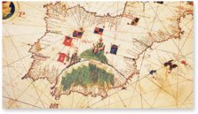 Sea Map of Iehuda Ben Zara – Belser Verlag – Borg. VII – Biblioteca Apostolica Vaticana (Vatican City, Vatican City State)