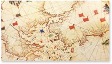 Sea Map of Iehuda Ben Zara – Belser Verlag – Borg. VII – Biblioteca Apostolica Vaticana (Vatican City, Vatican City State)