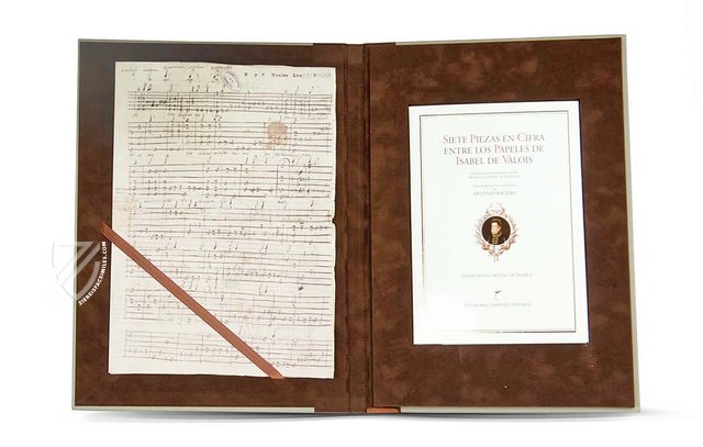 Seven musical scores belonging to Isabelle de Valois – leg. 394, fol. 130 – Archivo General (Simancas, Spain) Facsimile Edition