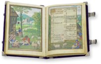 Simon Bening's Flemish Calendar – Faksimile Verlag – Clm. 23638 – Bayerische Staatsbibliothek (Munich, Germany)