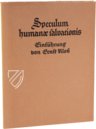 Speculum Humanae Salvationis: a Dutch Blockbook – Pieper Verlag – Xylogr. 37 – Bayerische Staatsbibliothek (Munich, Germany)