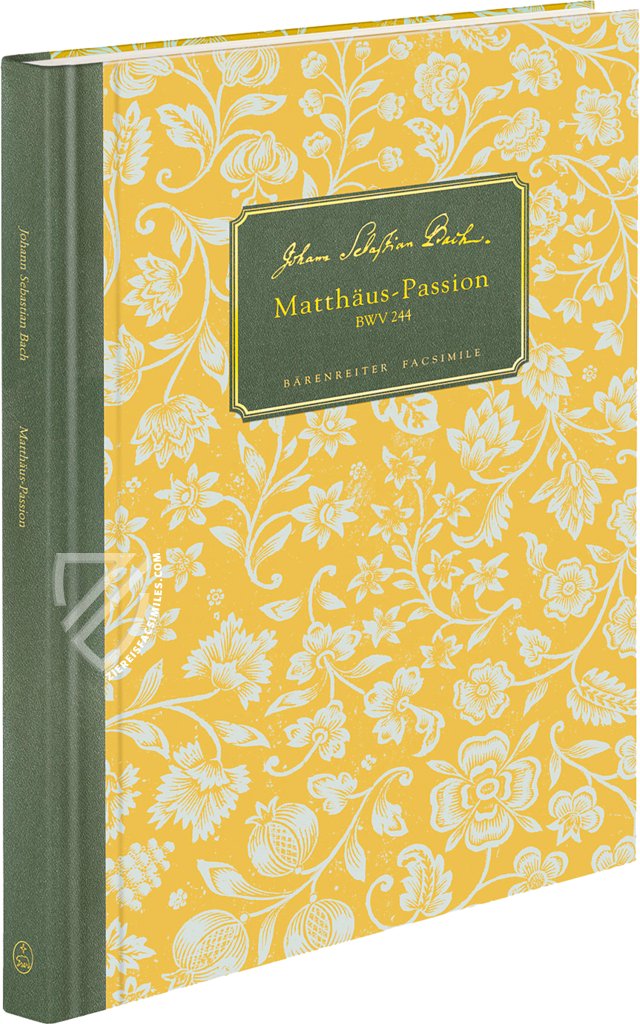 St Matthew Passion BWV 244 by Johann Sebastian Bach â BĂ€renreiter-Verlag â Staatsbibliothek zu Berlin (Berlin, Germany) St Matthew Passion BWV 244 by Johann Sebastian Bach â BĂ€renreiter-Verlag â Staatsbibliothek zu Berlin (Berlin, Germany)