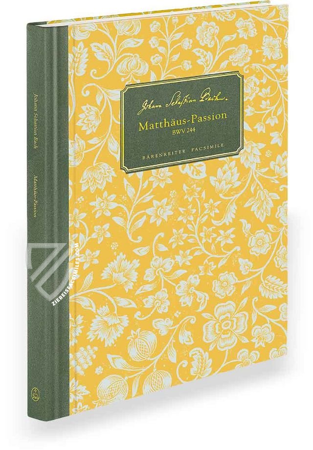 St Matthew Passion BWV 244 by Johann Sebastian Bach - Ziereis