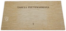 Tabula Peutingeriana – Akademische Druck- u. Verlagsanstalt (ADEVA) – Cod. Vindob. 324 – Österreichische Nationalbibliothek (Vienna, Austria)