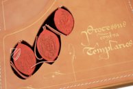 Trial Against the Templars – Scrinium – ASV A.A. Arm. 208, 209, 210 and 217 – Archivum Secretum Vaticanum (Vatican City, Vatican City State)