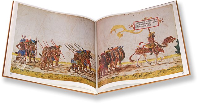 Triumphal Procession of Emperor Maximilian I - Graz Codex – Akademische Druck- u. Verlagsanstalt (ADEVA) – Rara 1   III 11722 – Universitätsbibliothek Heidelberg (Heidelberg, Germany)