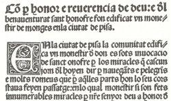 Vida de Sanct Onofre – Vicent Garcia Editores – CF/3(1) – Biblioteca General e Histórica de la Universidad (Valencia, Spain)