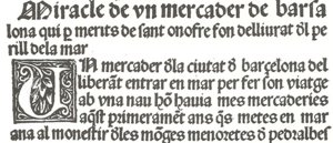 Vida de Sanct Onofre – Vicent Garcia Editores – CF/3(1) – Biblioteca General e Histórica de la Universidad (Valencia, Spain)