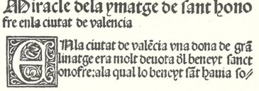 Vida de Sanct Onofre – Vicent Garcia Editores – CF/3(1) – Biblioteca Històrica de la Universitat de València (Valencia, Spain)